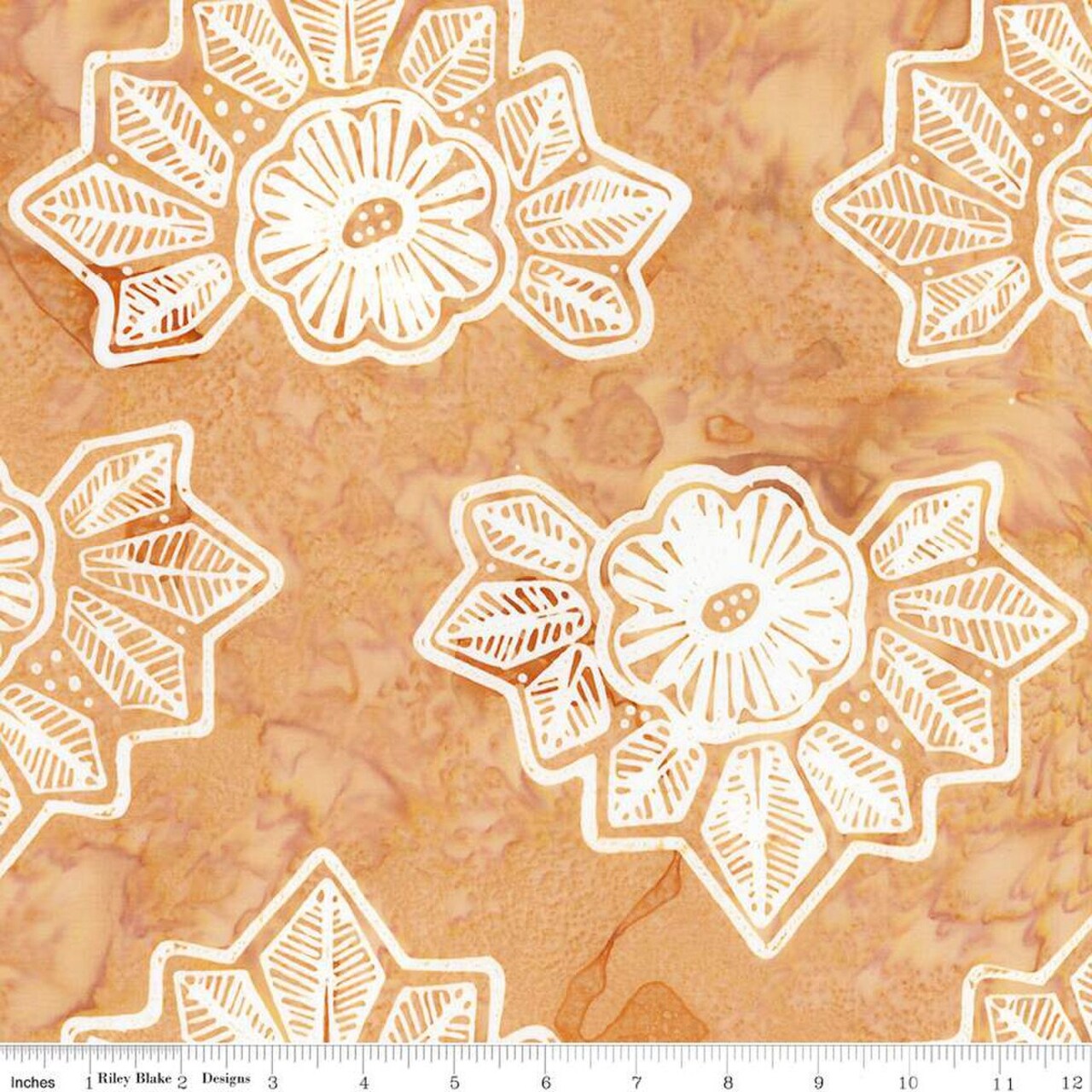 Fabric Riley Blake Hazelnut Latte Kalinda Expressions Batiks by the Quarter Yard BT23480-263